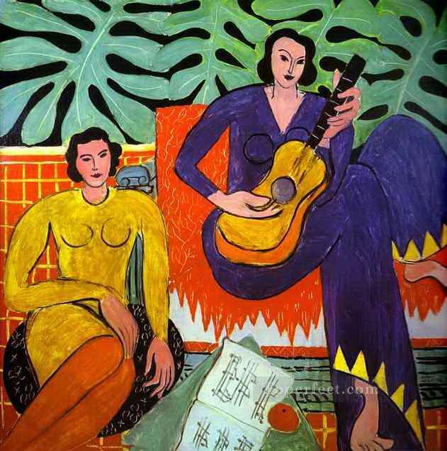 Música fauvismo abstracto Henri Matisse Pintura al óleo